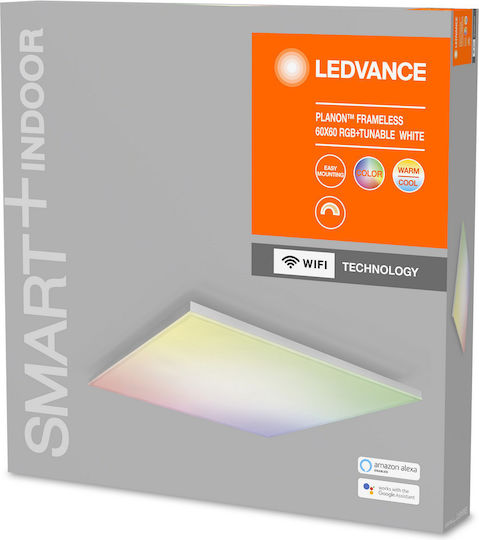 Ledvance Smart Planon Frameless Wifi Εξωτερικό LED Panel 20W 60x60εκ. Ledvance Smart Planon Frameless Wifi Εξωτερικό LED Panel 20W 60x60εκ.