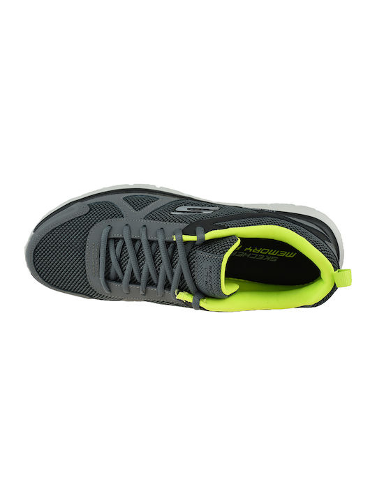 Lite-weight Qtr Overlay Sport Shoes Running Gray