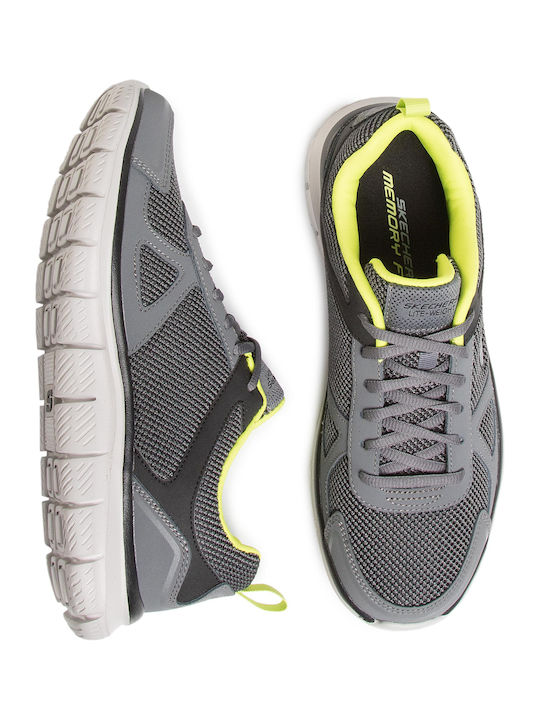 Lite-weight Qtr Overlay Sport Shoes Running Gray