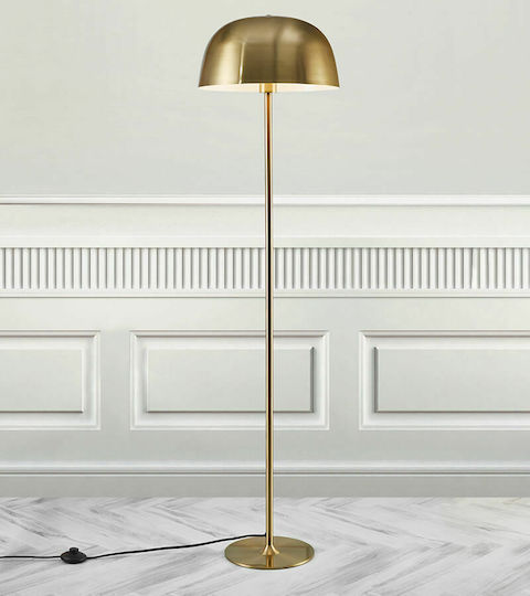 Nordlux Cera Vintage Floor Lamp H140xW36cm. with Socket for Bulb E27 Gold