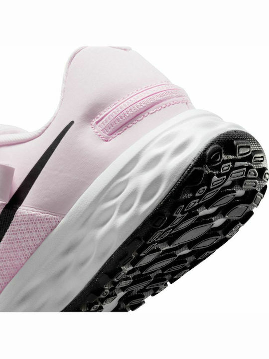 Revolution Revolution 6 FlyEase Kids Sports Shoes Running with Hoop & Loop Closure Pink Foam / Black