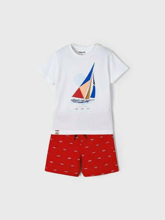 Mayoral Kids Set with Shorts Summer 2pcs White