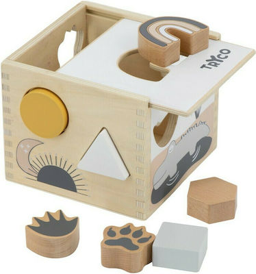 Tryco Activity Cube Κύβος Δραστηριοτήτων made of Wood for 12++ Months