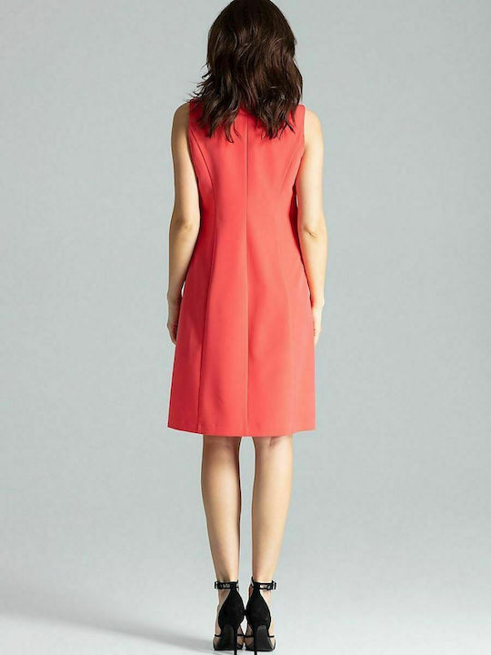 Lenitif Midi Dress Sleeveless Red