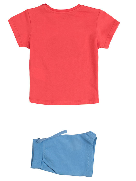 Kids Clothing Set with Shorts Summer 2 Pieces Red