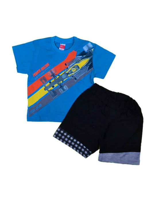 Joyce Kids Set with Shorts Summer 2pcs Blue