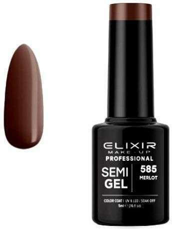 Elixir Semigel Ημιμόνιμο Βερνίκι Νυχιών 585 Merlot 5ml
