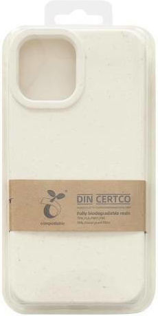 Hurtel Eco Back Cover Plastic 2mm White (iPhone 12 Pro Max)