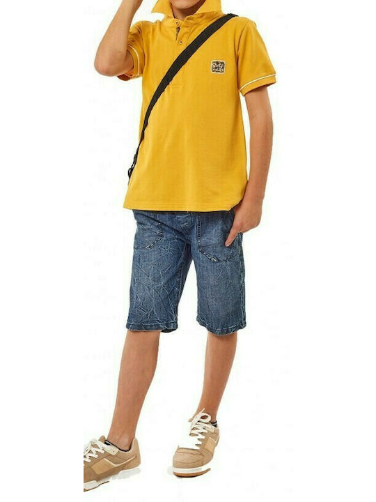 Hashtag Kids Polo Short Sleeve Yellow