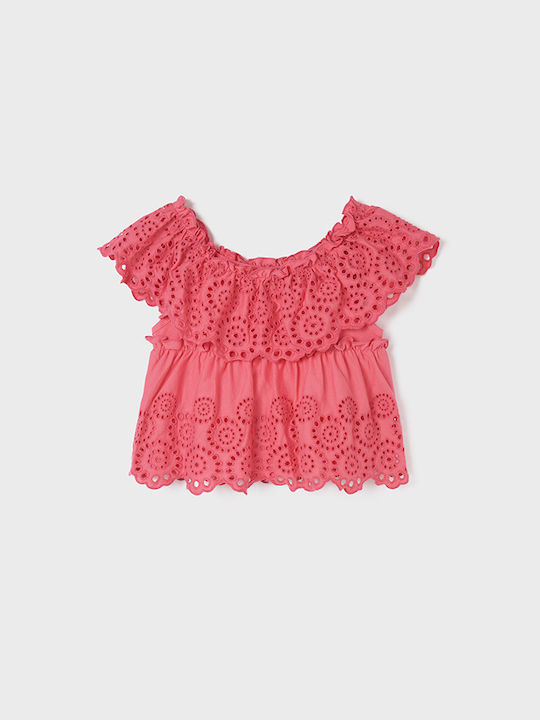 Mayoral Children's Blouse Sleeveless Pink