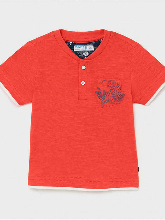 Mayoral Kids Blouse Short Sleeve Red