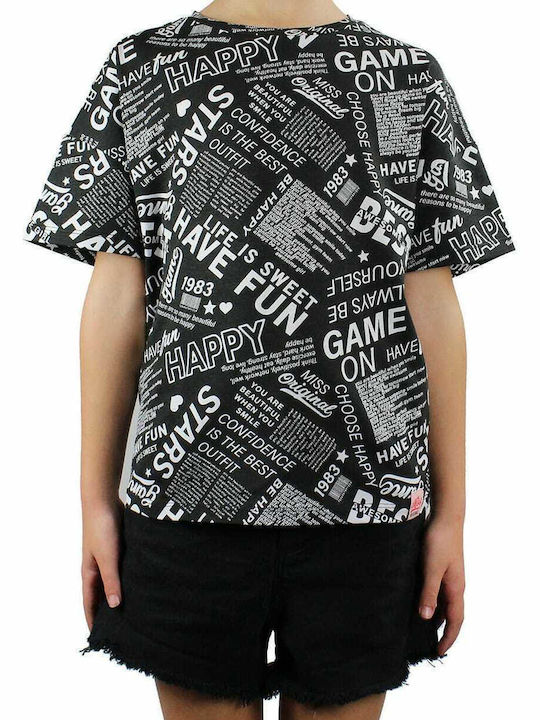 Original Marines Kids Blouse Short Sleeve Black 0