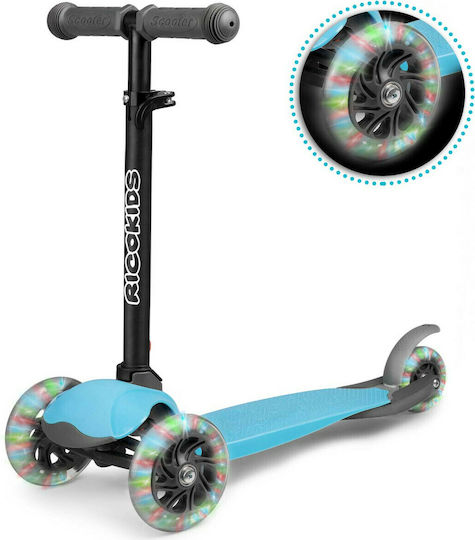 Ricokids Kinderroller Klappbar 3-Rad Hellblau