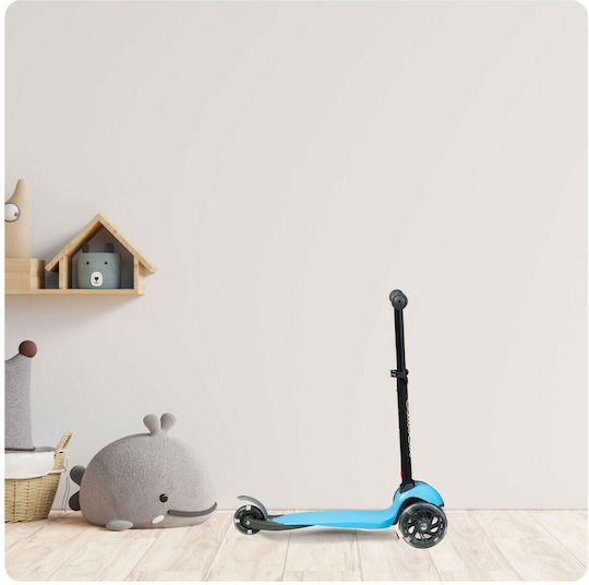 Ricokids Kinderroller Klappbar 3-Rad Hellblau