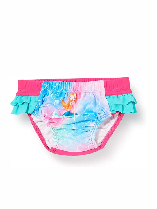 Playshoes Mermaid Παιδικό Μαγιό Πάνα Πολύχρωμη
