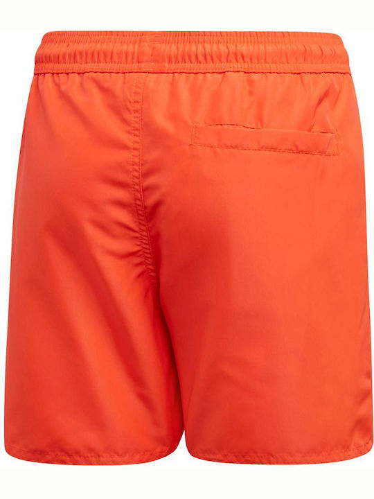 adidas Classic Badge of Sport Swim Kids Swimwear Swim Shorts Orange