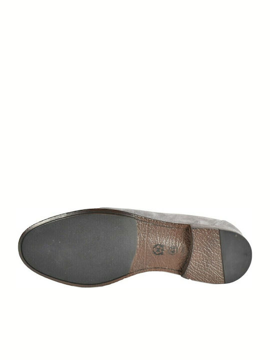 90-5380-9026 Wildleder Herren Mokassins in Grau Farbe