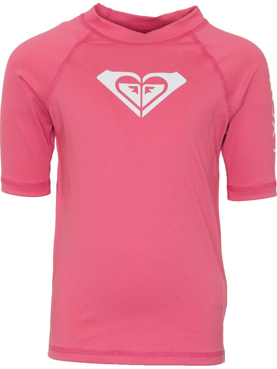 Roxy Wholehearted Kinder Badeanzug Rashguard Rosa