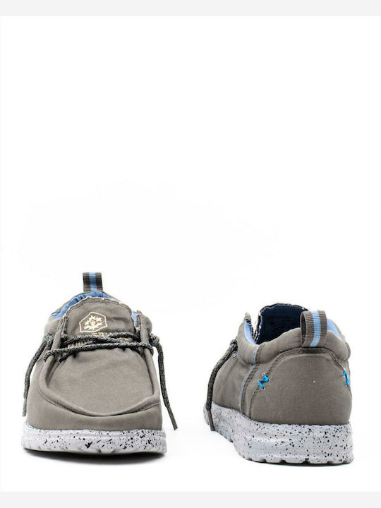Willy Wildleder Herren Mokassins in Gray Farbe