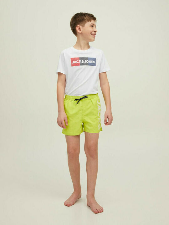 Jack & Jones Παιδικό Μαγιό Βερμούδα / Σορτς Πράσινο