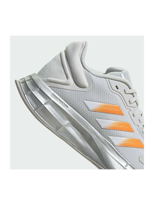 Duramo 10 Sport Shoes Running Grey One / Flash Orange / Silver Met