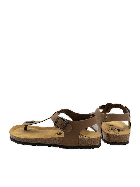 Bali Leather Women's Flat Sandals Anatomic Castagna
