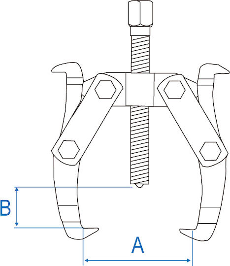 King Tony Puller Bipod 300mm