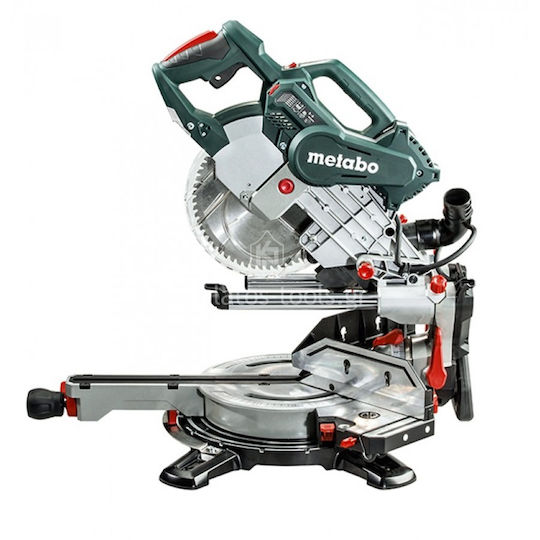 Metabo KGSV 72 Xact Crosscut SAW Фугопила Ток с Мощност 1800W, Диаметър на Диска за Рязане 216мм & Скорост на Рязане 6300обороти в минута