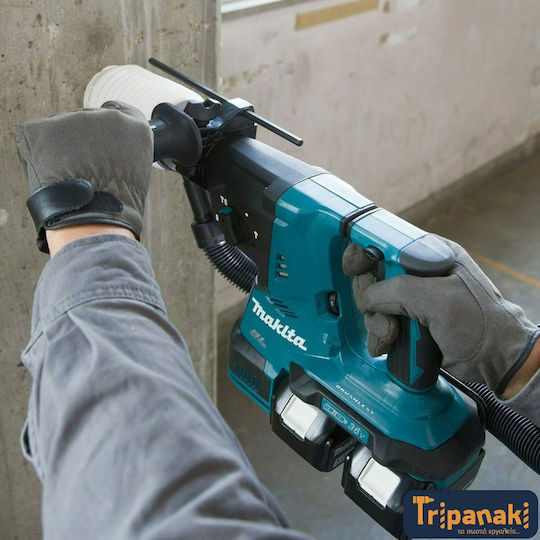 Makita DLX2280PTJ Σετ Κρουστικό Δραπανοκατσάβιδο & Πιστολέτο Brushless 18V με 3 Μπαταρίες 5Ah και Θήκη
