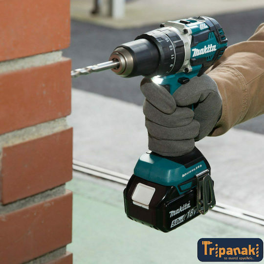 Makita DLX2280PTJ Σετ Κρουστικό Δραπανοκατσάβιδο & Πιστολέτο Brushless 18V με 3 Μπαταρίες 5Ah και Θήκη
