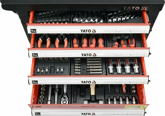 Yato Εργαλειοφόρος με 6 Συρτάρια και 185 Εργαλεία