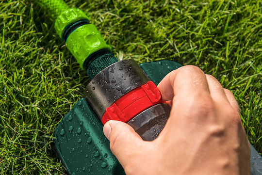 Verto Oscillating Sprinkler 418 m² Εκτοξευτήρας Βεντάλιας Πράσινο 15G772