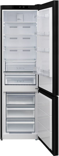 Robin Ψυγειοκαταψύκτης 367lt NoFrost Υ201xΠ60xΒ66εκ. Μαύρος RBGL-488