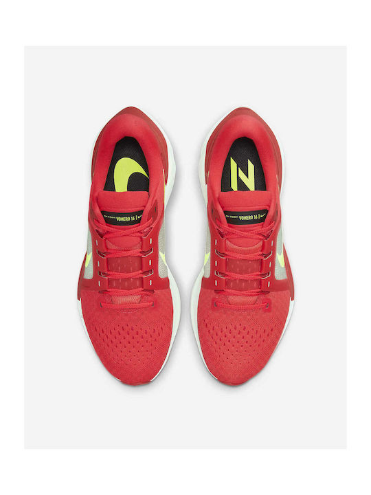 Air Zoom Vomero 16 Men's Sport Shoes Running Siren Red Volt Red Clay Summit White