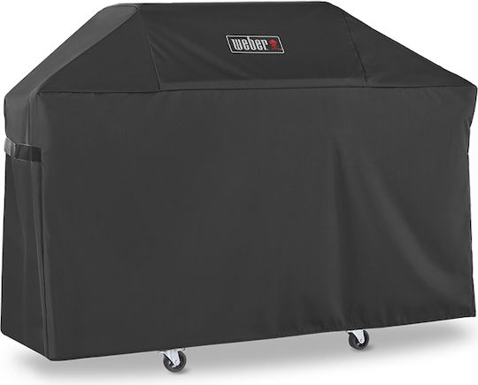 Weber Premium Grill Cover Black from Polyester with UV Protection 110.24cmx18.54cmx65.02cmcm
