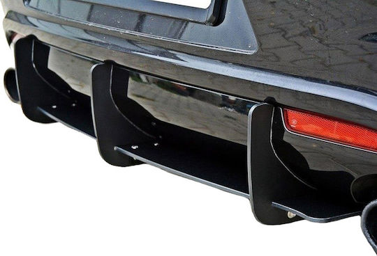 Diffuser Car Rear Compatible with Volkswagen Scirocco 2009-2017 Matte Black