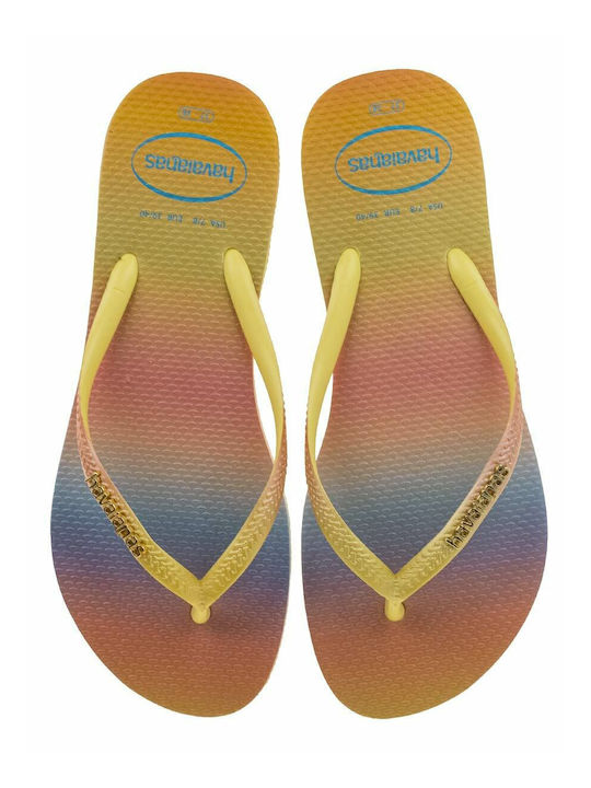 Gradient Sunset Σαγιονάρες Lemon Yellow 4146908-7598