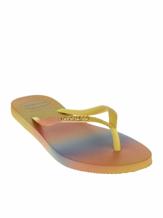 Gradient Sunset Σαγιονάρες Lemon Yellow 4146908-7598