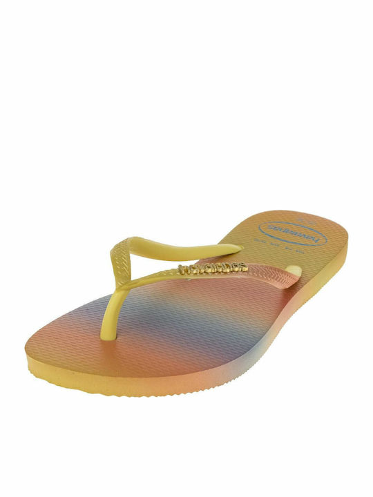 Gradient Sunset Σαγιονάρες Lemon Yellow 4146908-7598