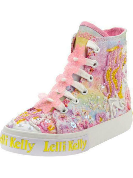 Unicorn Kids Sneakers High White