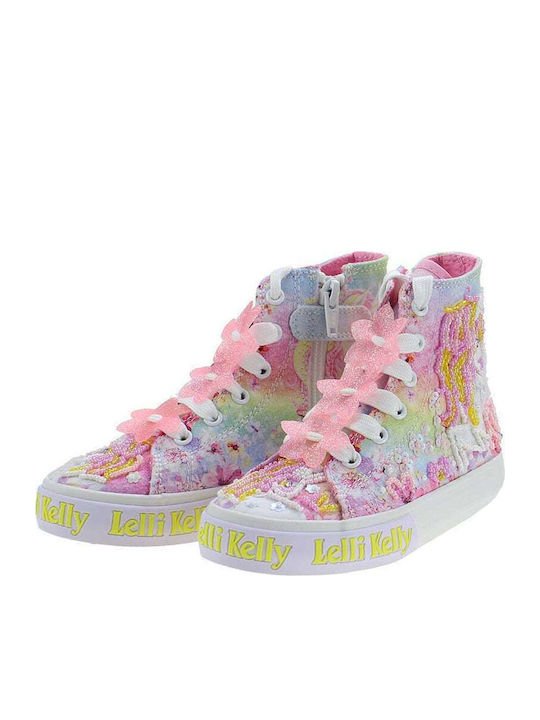 Unicorn Kids Sneakers High White