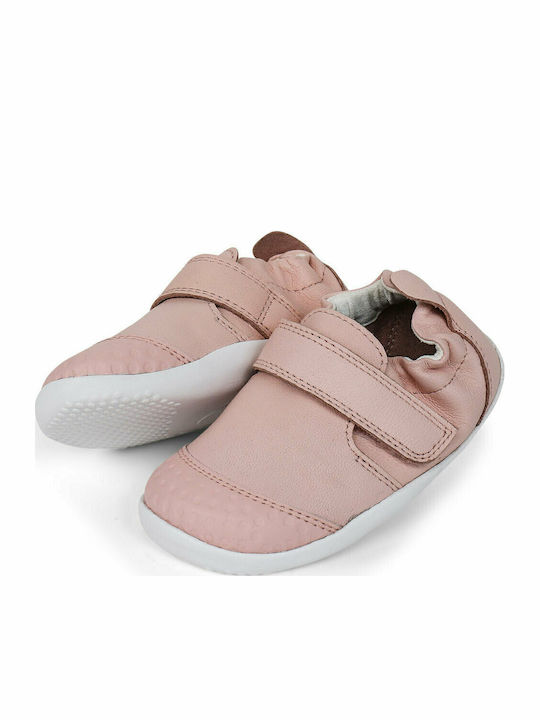 Step Up Xplorer Go Trainer Παιδικά Sneakers Ανατομικά με Σκρατς Ροζ