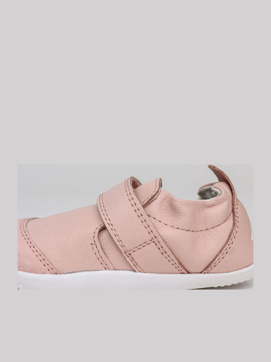 Step Up Xplorer Go Trainer Παιδικά Sneakers Ανατομικά με Σκρατς Ροζ