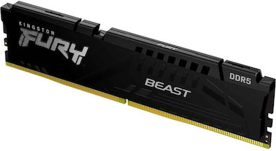 Kingston Fury Beast 32GB DDR5 RAM cu Viteză 5200 pentru Desktop