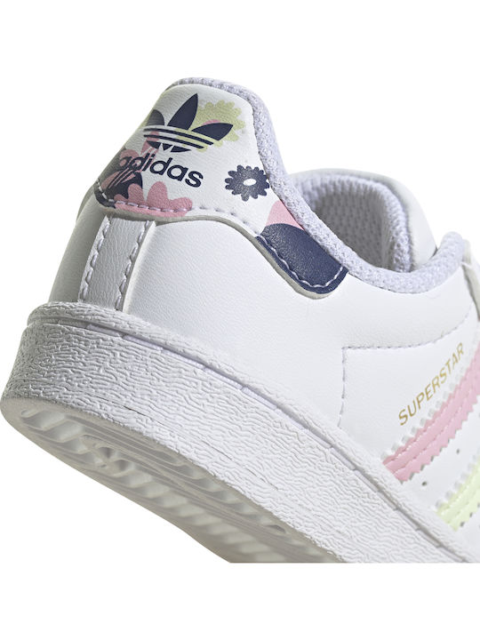 Superstar Superstar Kids Sneakers Cloud White / Almost Lime / True Pink