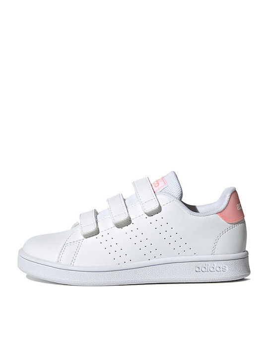 Vorteil Advantage Kinder Sneakers mit Klettverschluss Cloud White / Acid Red