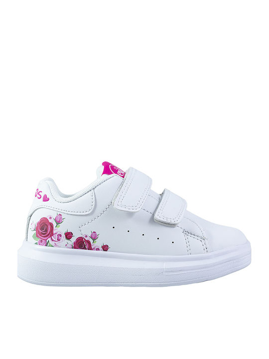 Παιδικά Sneakers με Σκρατς Λευκά