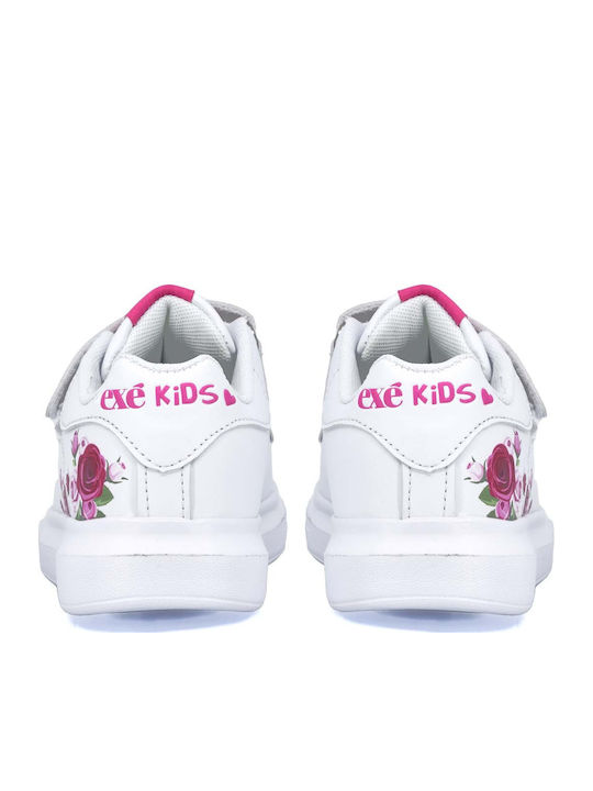Παιδικά Sneakers με Σκρατς Λευκά