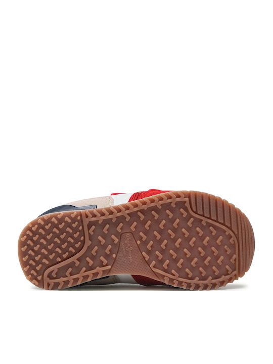 London One Παιδικά Sneakers με Σκρατς Κόκκινα