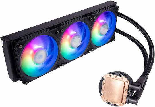 CoolerMaster Masterliquid PL360 Flux Υδρόψυξη AIO CPU με 3 Ανεμιστήρες 120mm και ARGB Φωτισμό